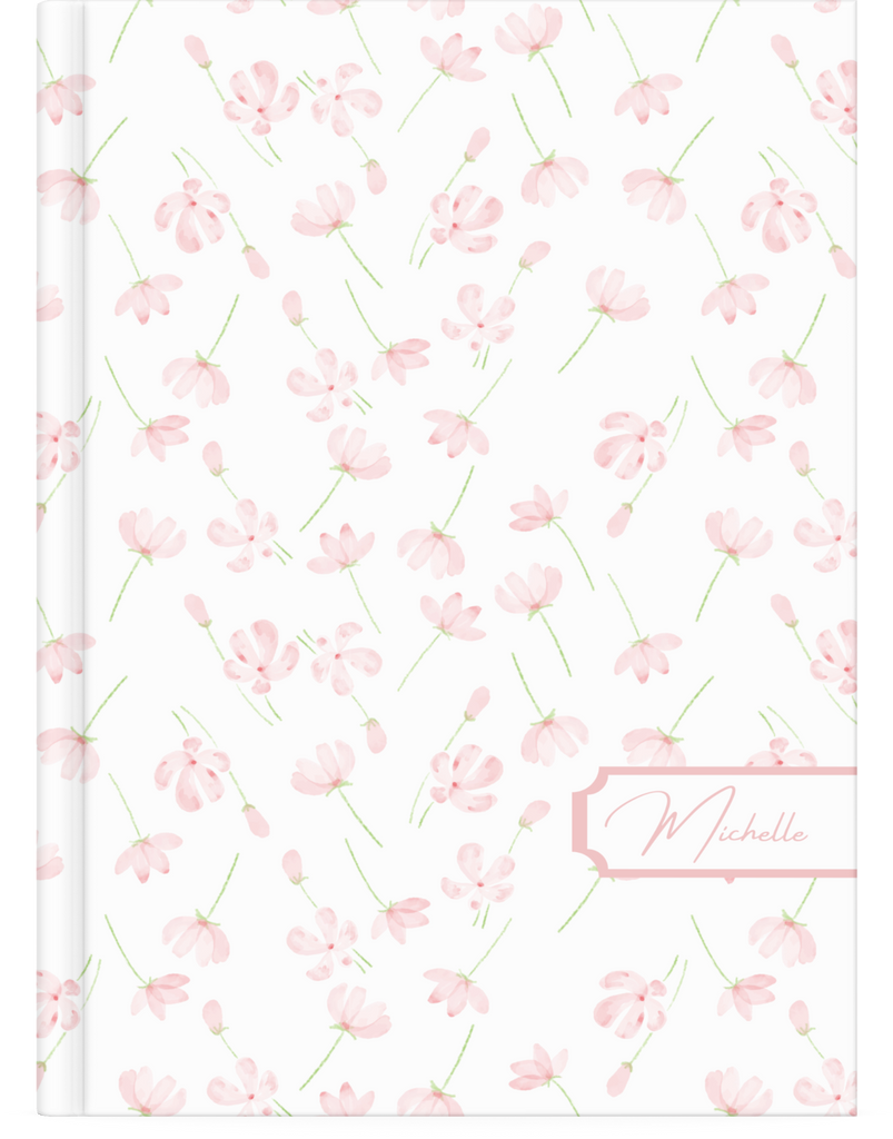 Soft Cover Planner:  Pink Flowers