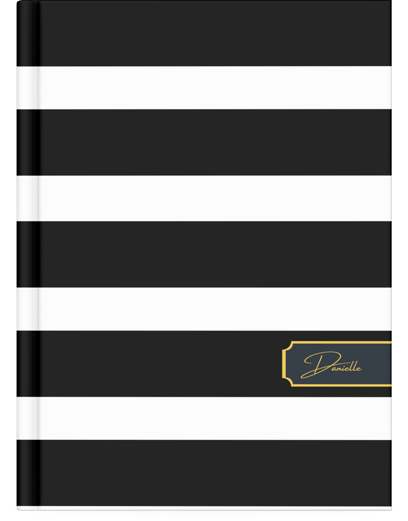 Weekly Planner:  Black Stripe