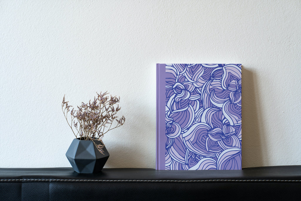 Daily Planner:  Purple Swirl