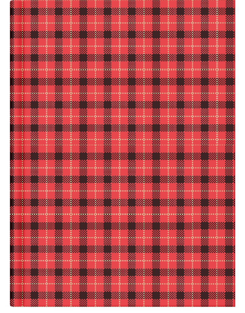 Monthly Planner:  Red Flannel Cozy