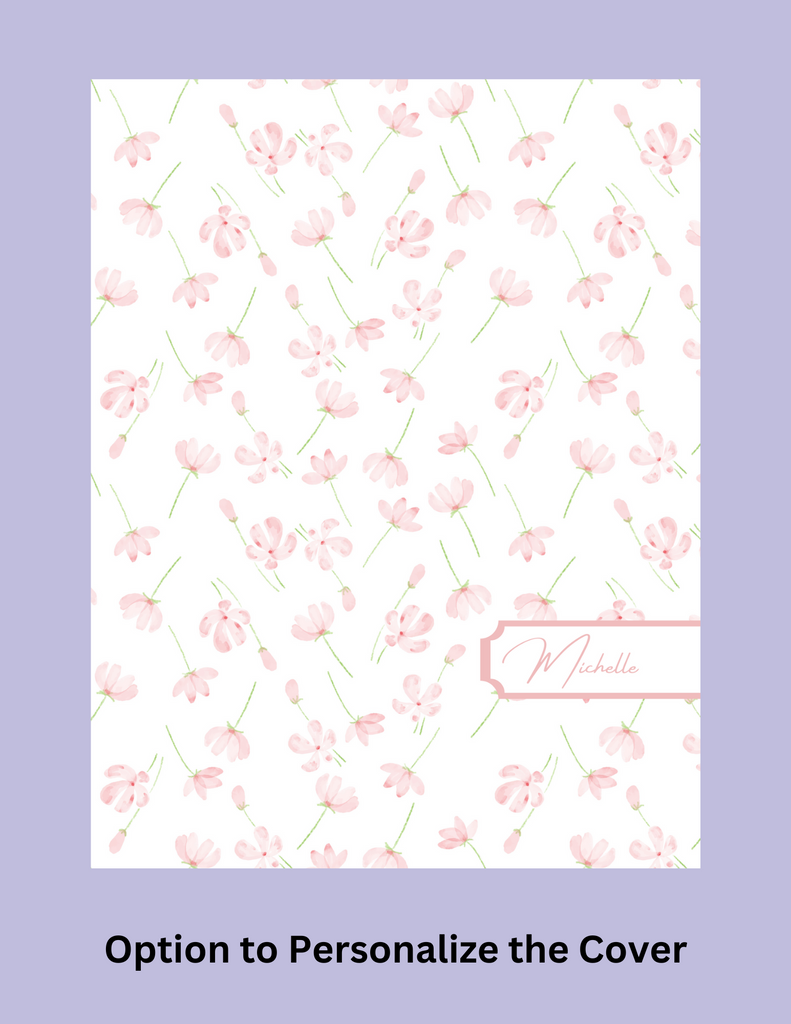 Monthly Planner:  Pink Flowers