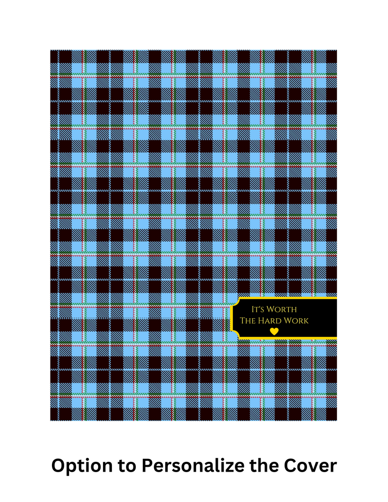 Daily Planner:  Blue Flannel Cozy