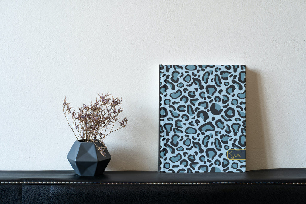 Daily Planner:  Teal Leopard