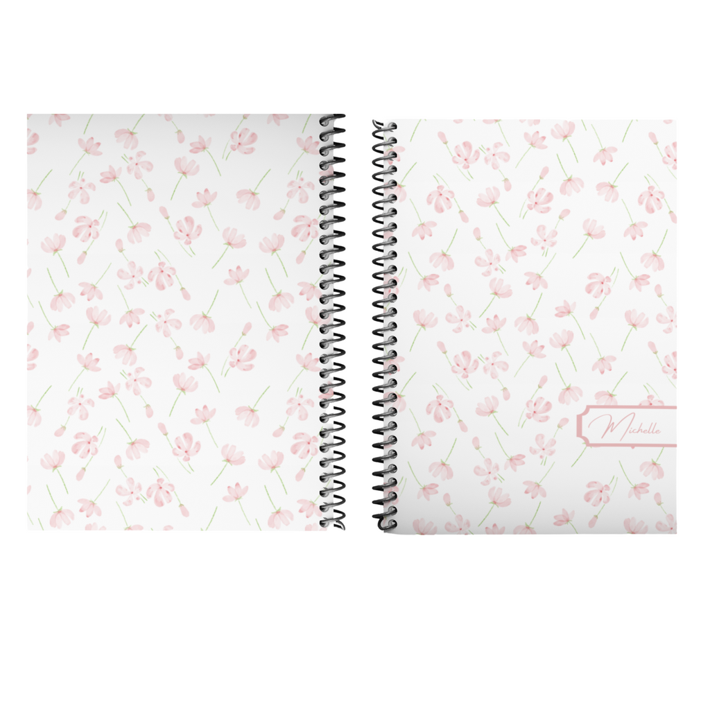 Daily Planner:  Pink Flowers