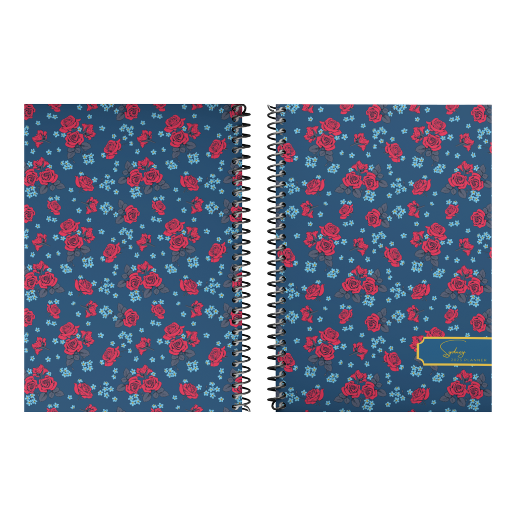 All in One Planner:  Red Roses