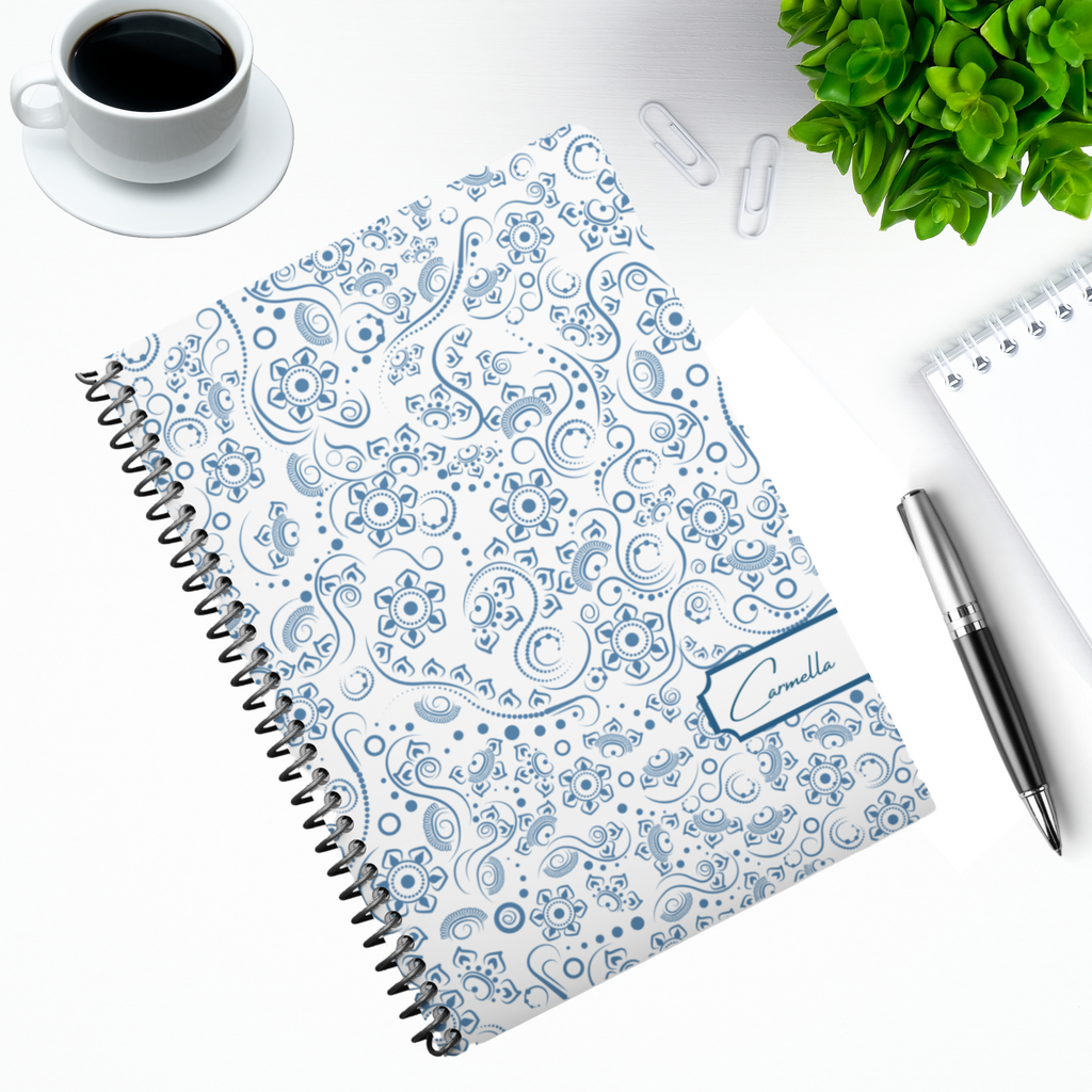 All in One Planner:  China Blue