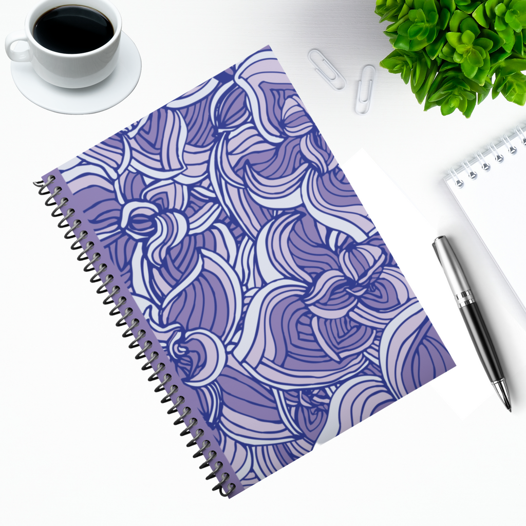 All in One Planner:  Purple Swirl