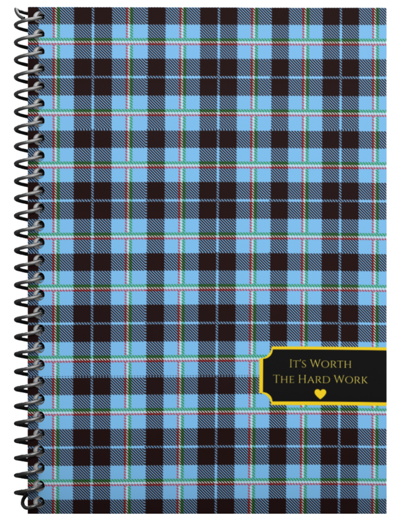 Weekly Planner:  Blue Flannel Cozy